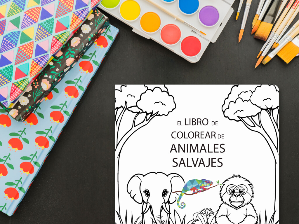 Libro Para Colorear Animales Salvajes