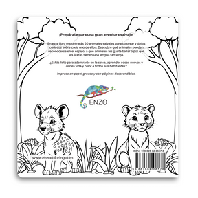 Libro Para Colorear Animales Salvajes