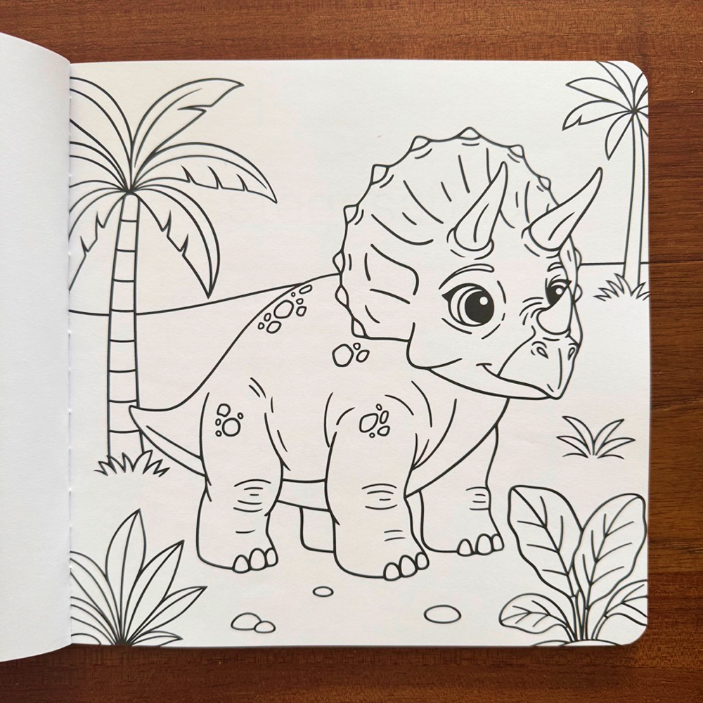 Libro Para Colorear Dinosaurios