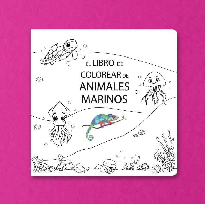 Libro Para Colorear Animales Marinos