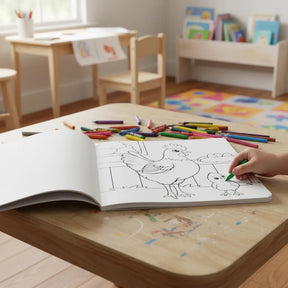 Libro Para Colorear Animales De Granja