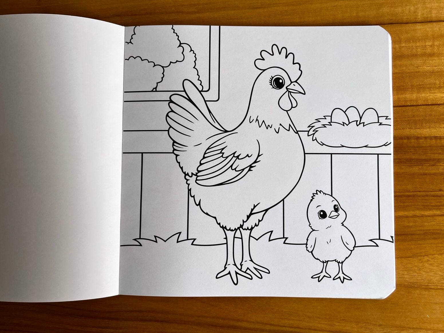 Libro Para Colorear Animales De Granja