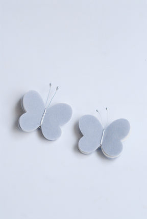 Hebillas Mariposas Azul Claro - Minibhu