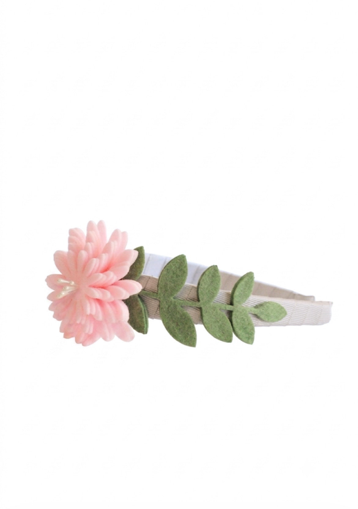 Diadema Flor Loto Rosada