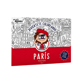 Poster Para Colorear París