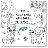 Libro Para Colorear Animales Del Bosque
