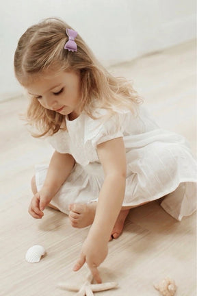 Hebillas Mini Corbatines Lila