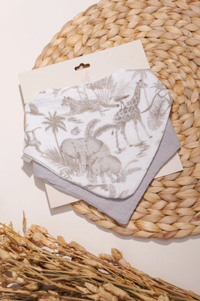 Baberos Muselina Estampados x2