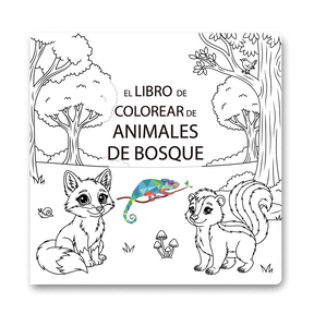 Libro Para Colorear Animales Del Bosque