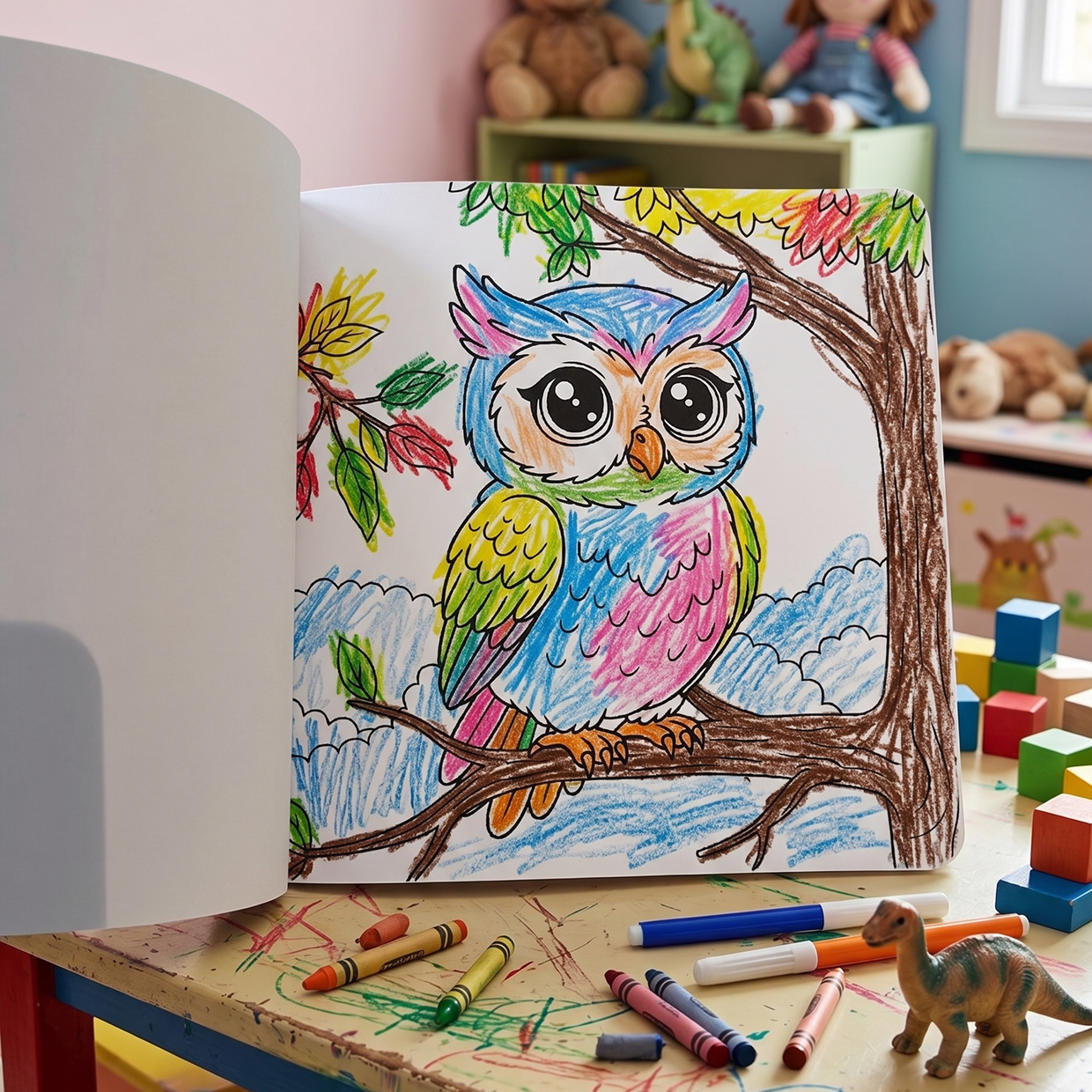 Libro Para Colorear Animales Del Bosque