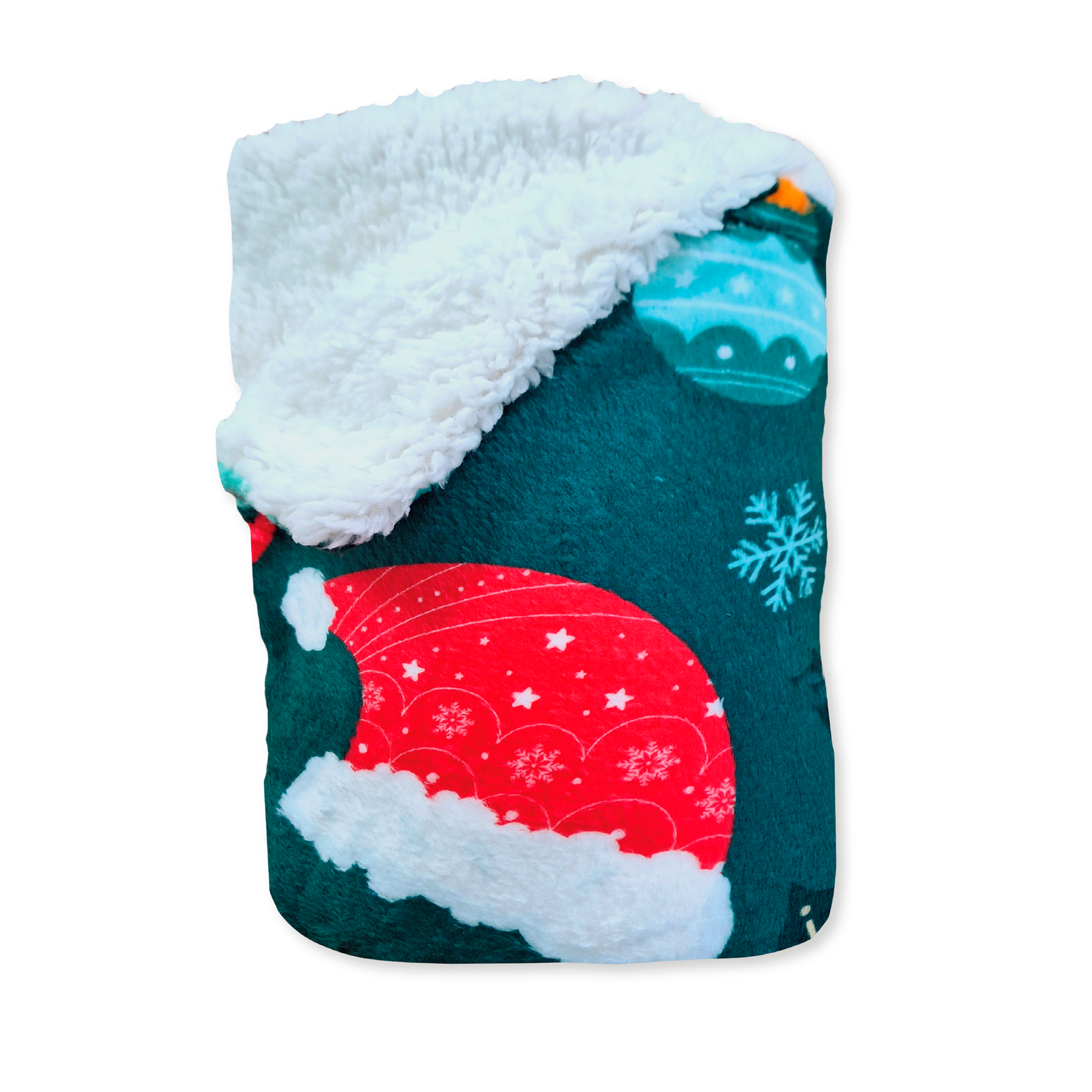 Cobija Navideña Verde