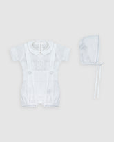 Conjunto Bautizo Overall 3 Piezas