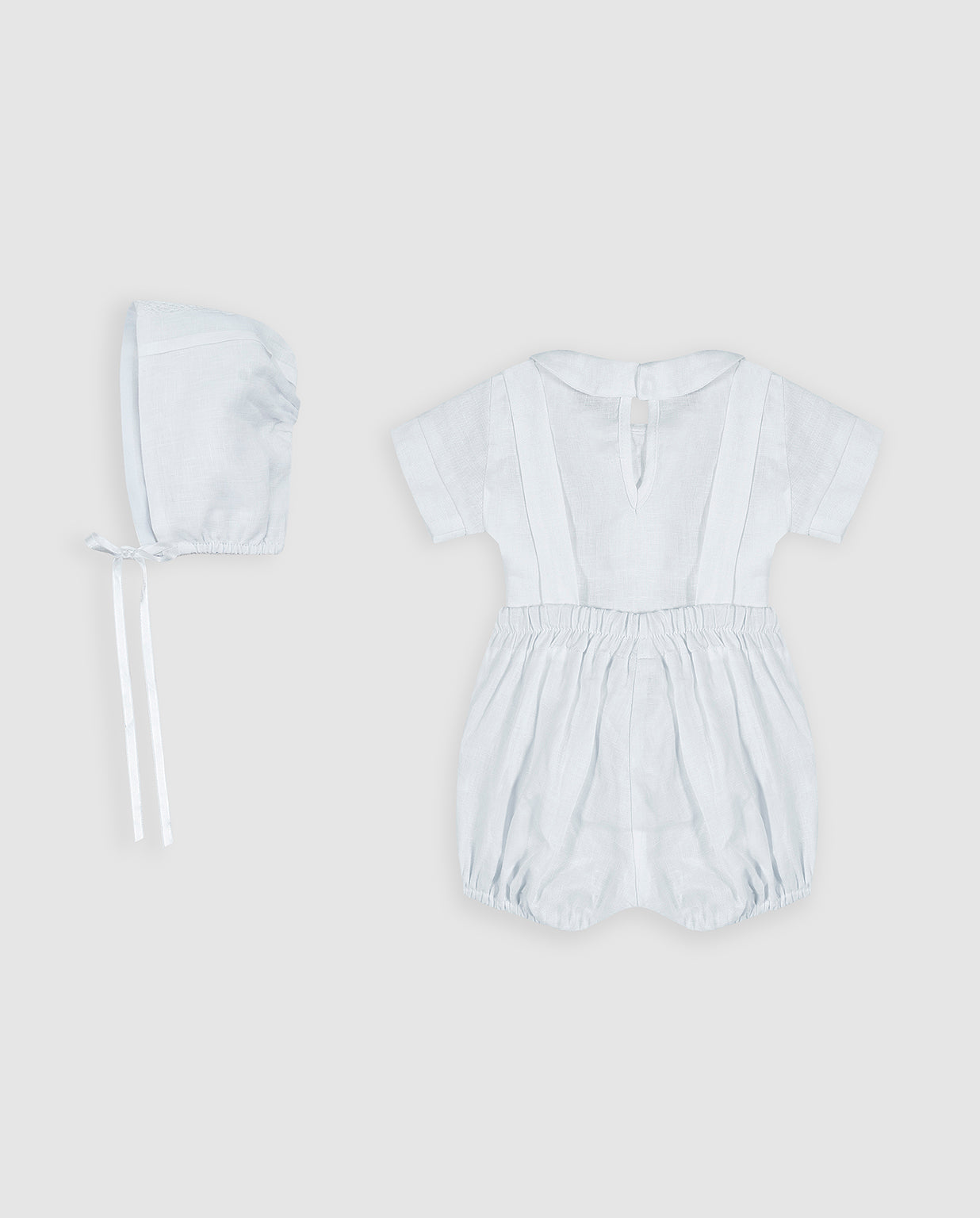 Conjunto Bautizo Overall 3 Piezas