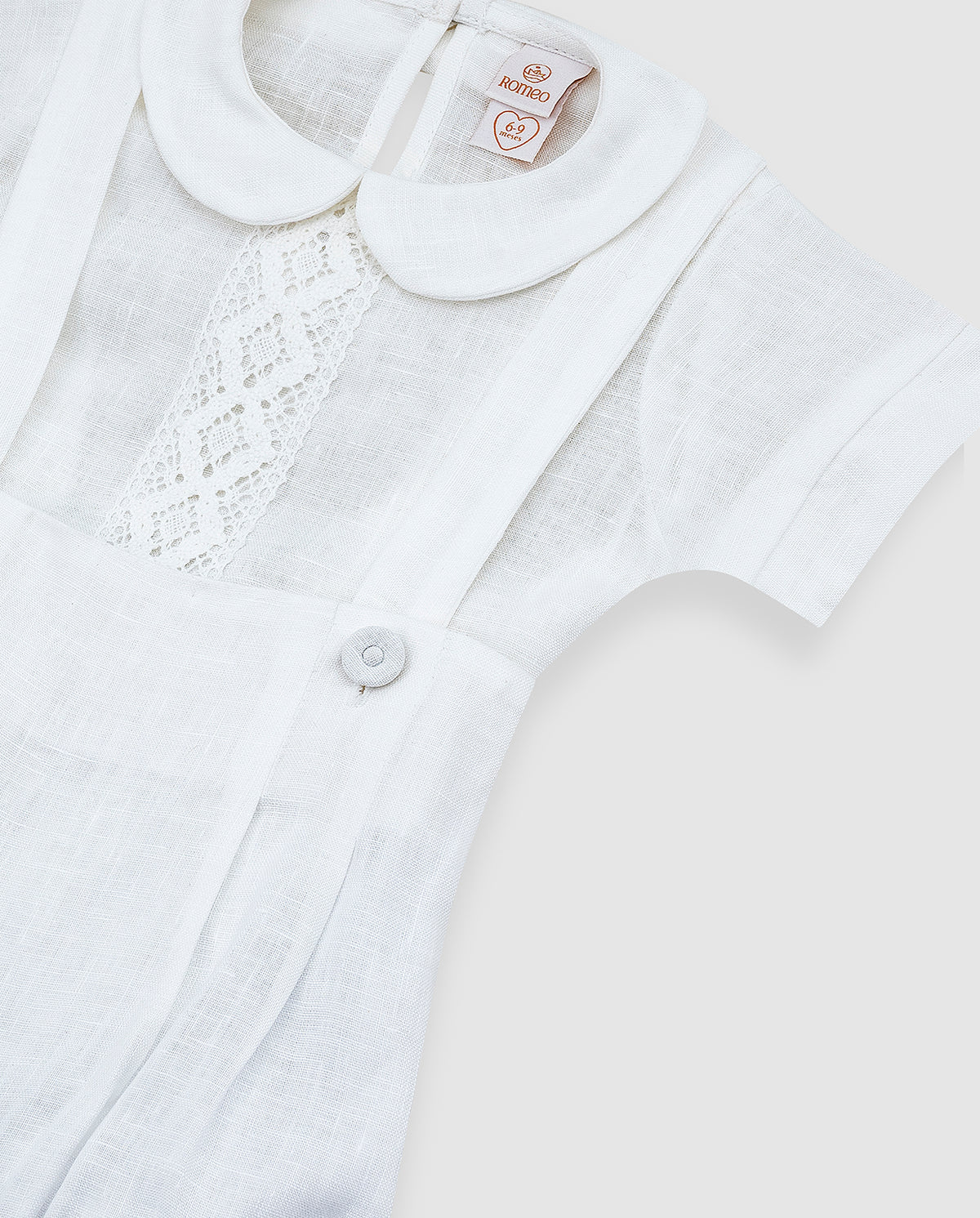 Conjunto Bautizo Overall 3 Piezas
