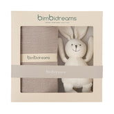 Caja De Regalo Manta Gris y Peluche Gris