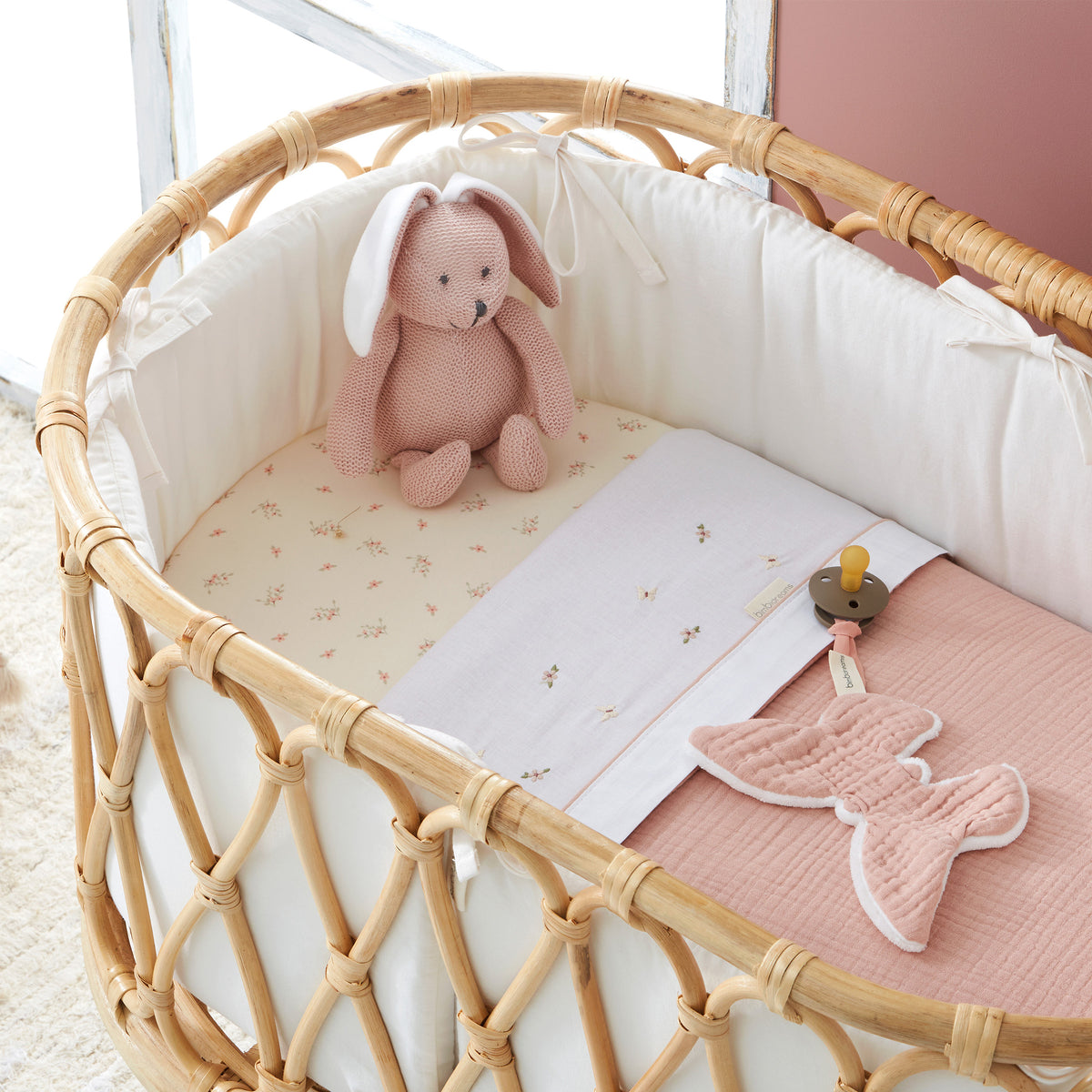 Caja De Regalo Manta Rosa y Peluche Rosa