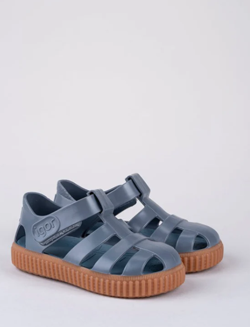 Sandalias Nico Caramelo Azul