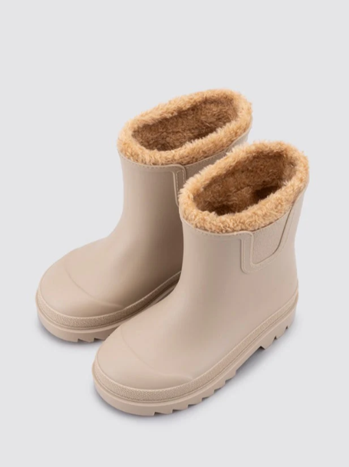 Bota de Agua Tokio Borreguito Unisex Beige