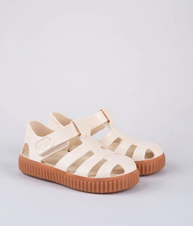 Sandalias Nico Caramelo Marfil