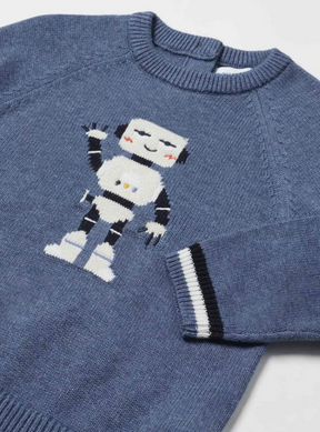 Saco Intarsia Acero Mr. Roboto