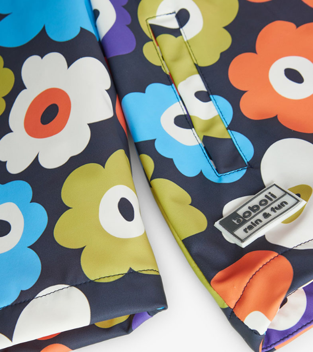 Chaqueta Impermeable Funky Flower