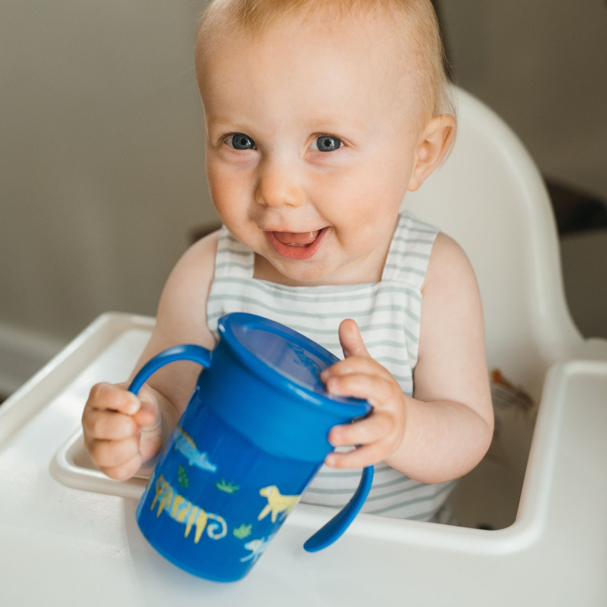 Vaso Alegría 7 OZ Azul