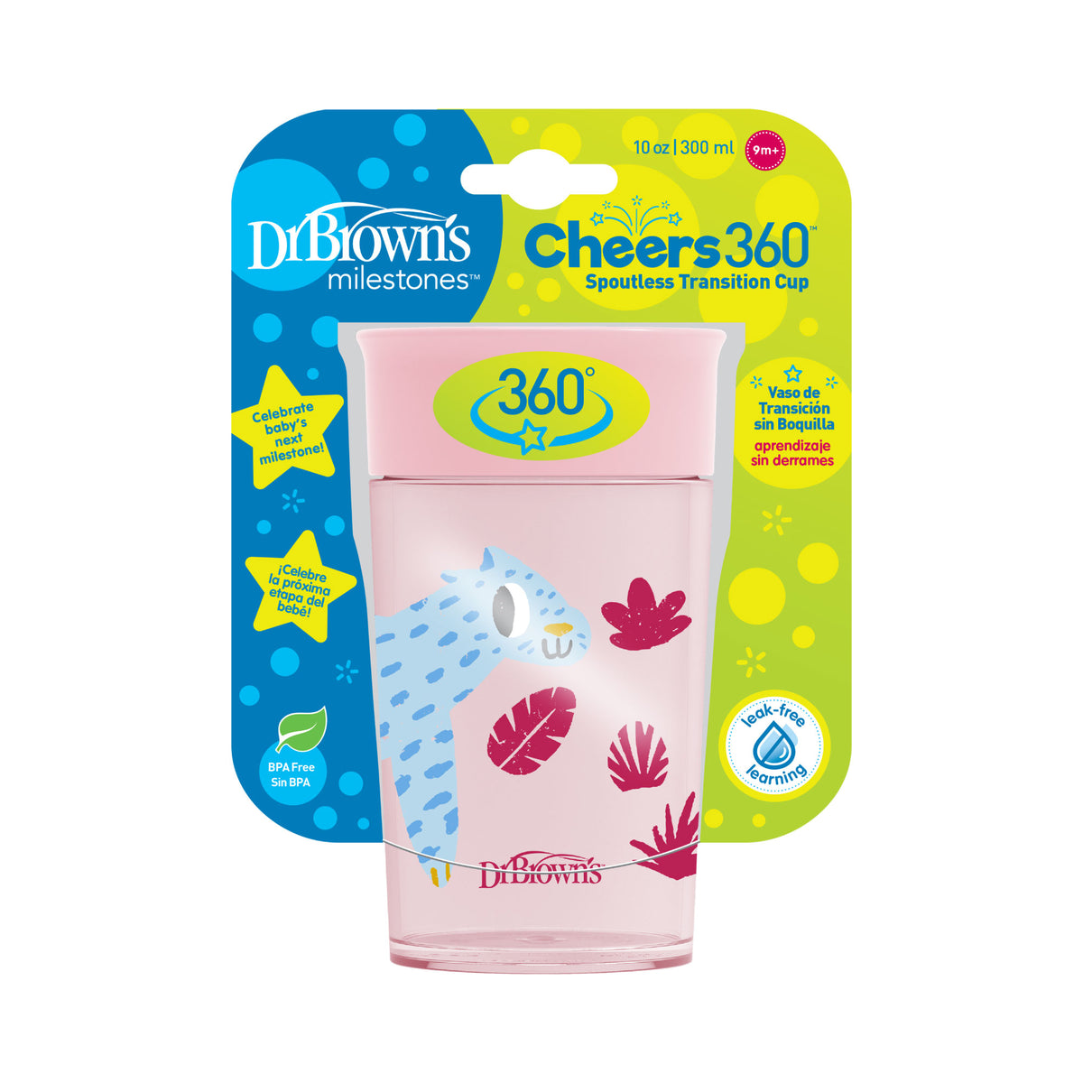 Vaso Alegría 300ml Rosado