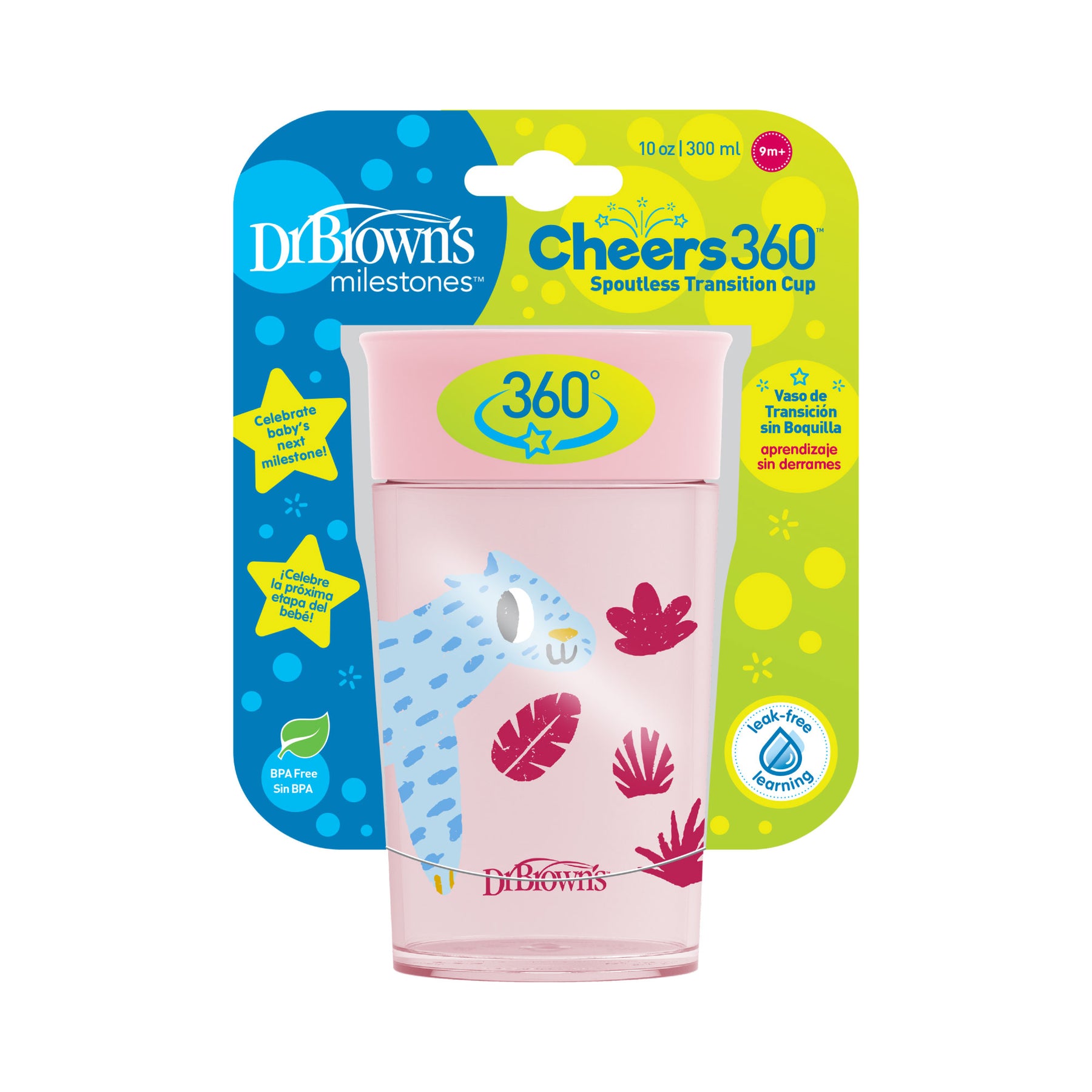 Vaso Alegría 300ml Rosado