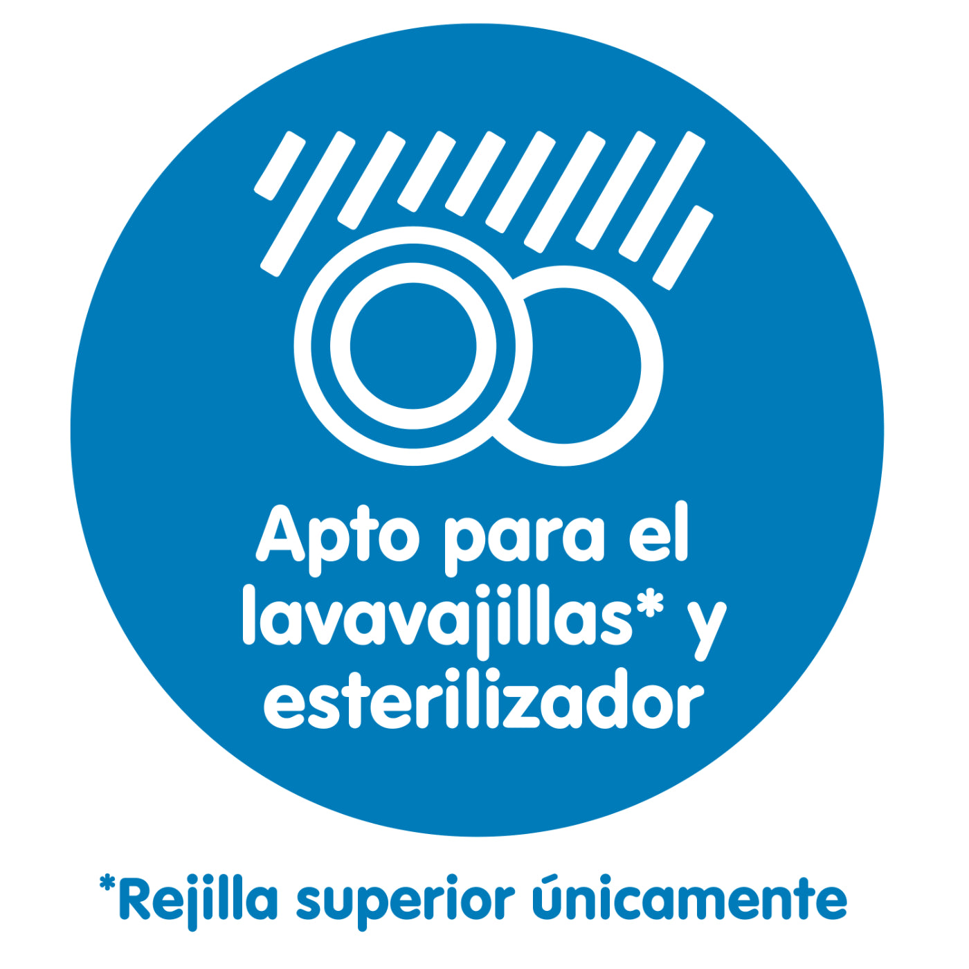 Chupo Transición Happy Azul