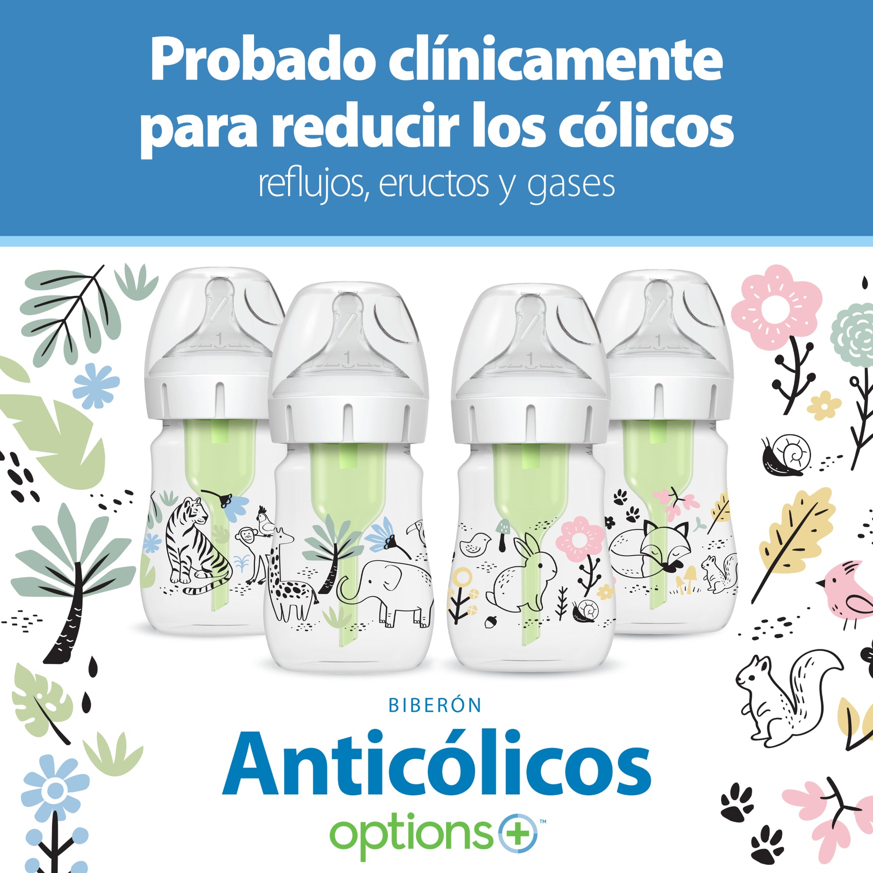 Set de Teteros Básico 150ml Jungla X2 und