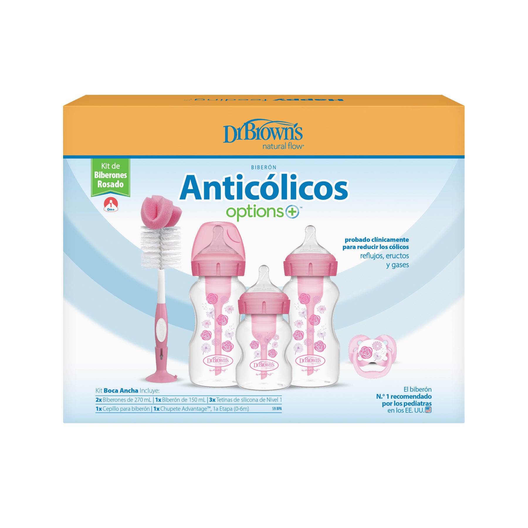 Set de Regalo Rosado Anti-Cólicos