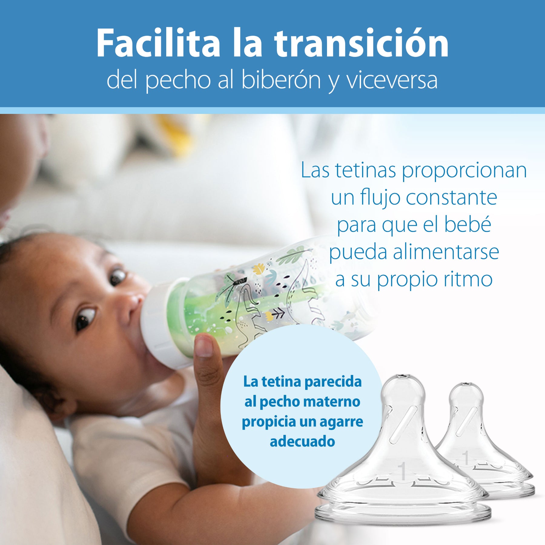 Tetero Anticólicos Dino 270ml