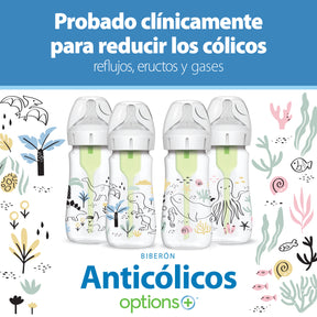 Tetero Anticólicos Dino 270ml