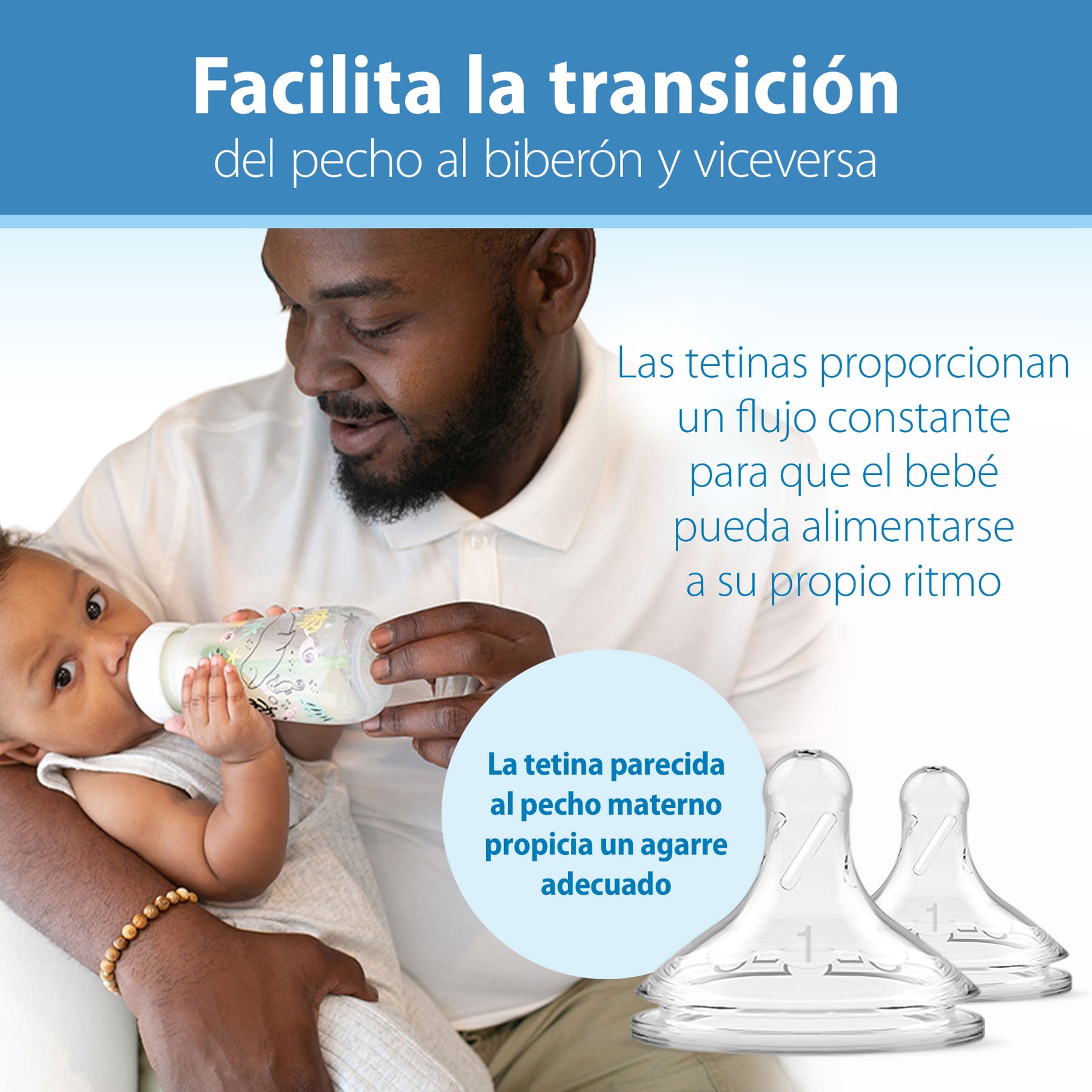 Tetero Anticólicos Océano 270ml