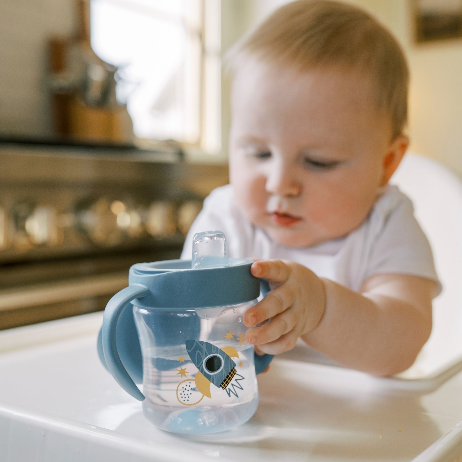 Vaso Entrenador Dr. Brown´s 180 ml Azul