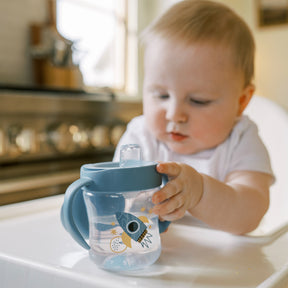 Vaso Entrenador Dr. Brown´s 180 ml Azul