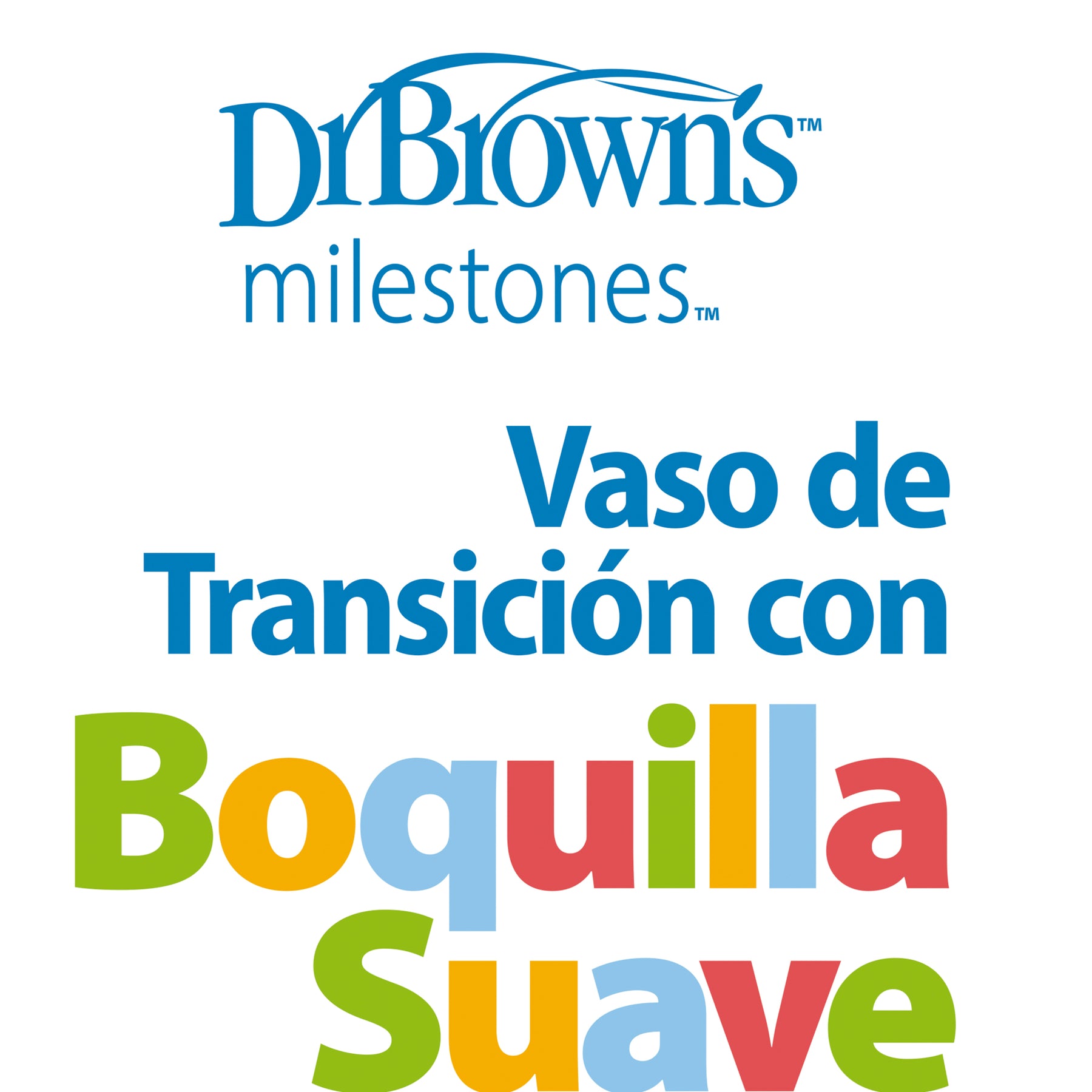 Vaso Entrenador Dr. Brown´s 180 ml Azul