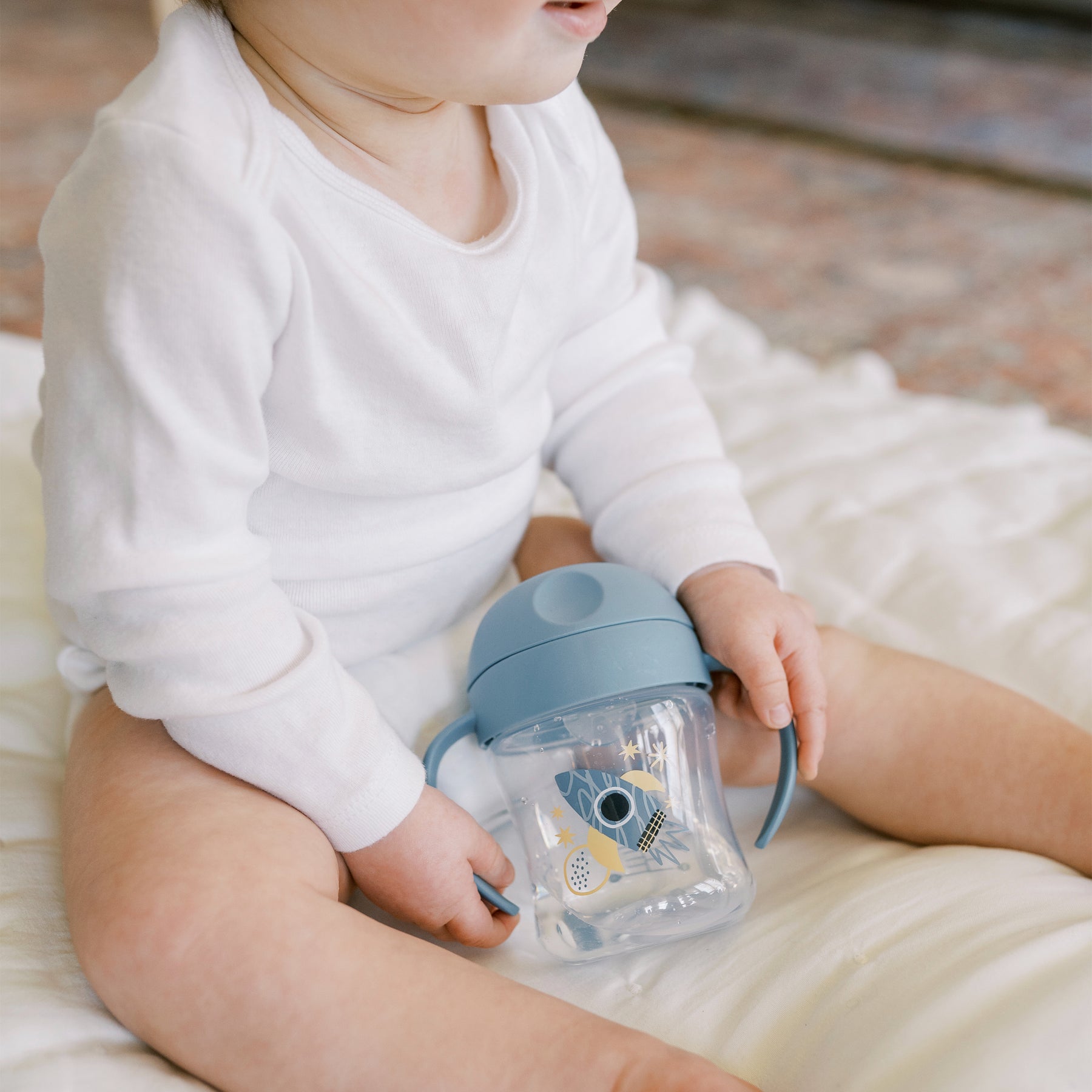 Vaso Entrenador Dr. Brown´s 180 ml Azul