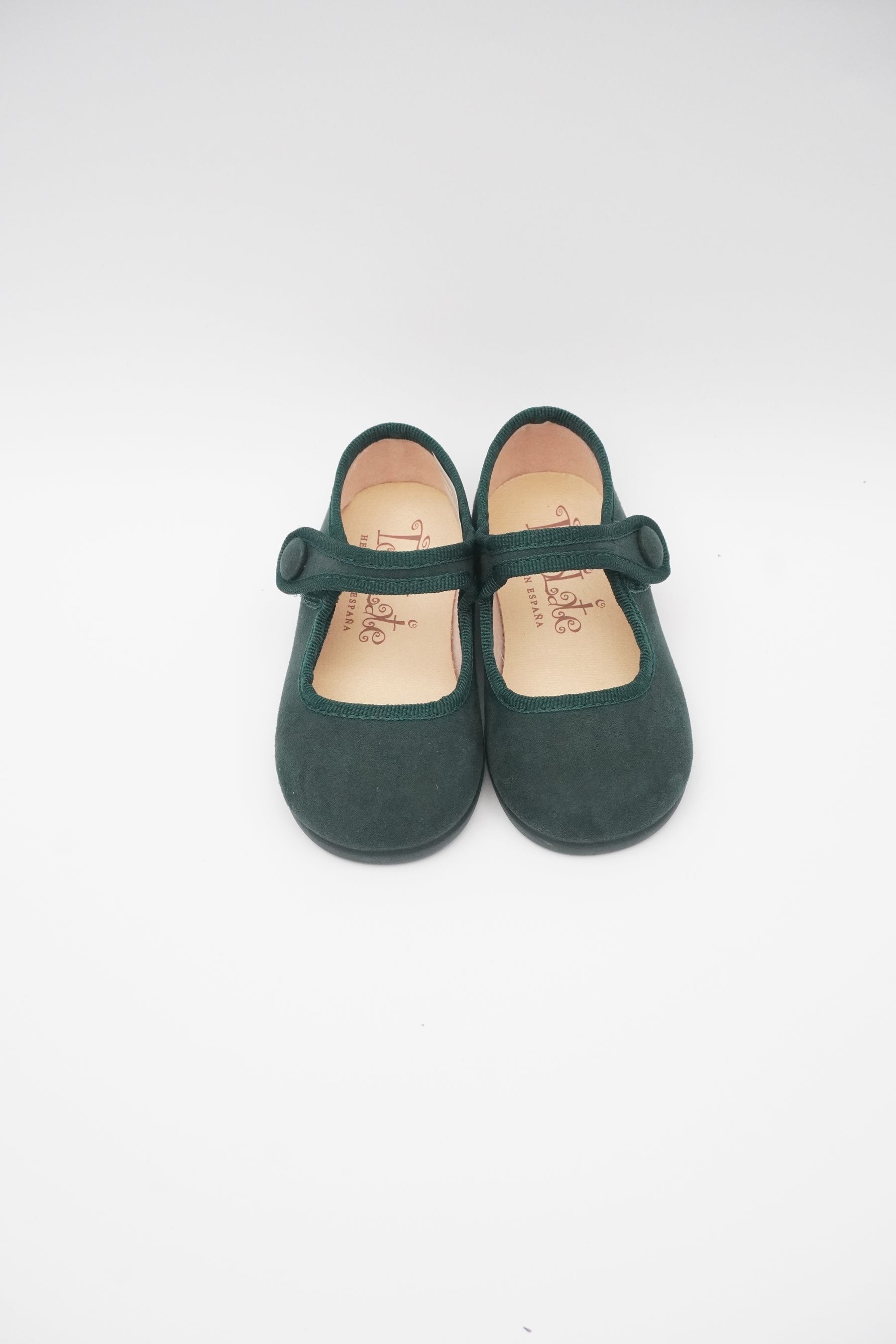 Mercedita Serratex Velcro Botón Verde Botella