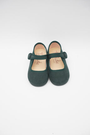 Mercedita Serratex Velcro Botón Verde Botella
