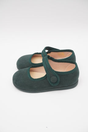 Mercedita Serratex Velcro Botón Verde Botella