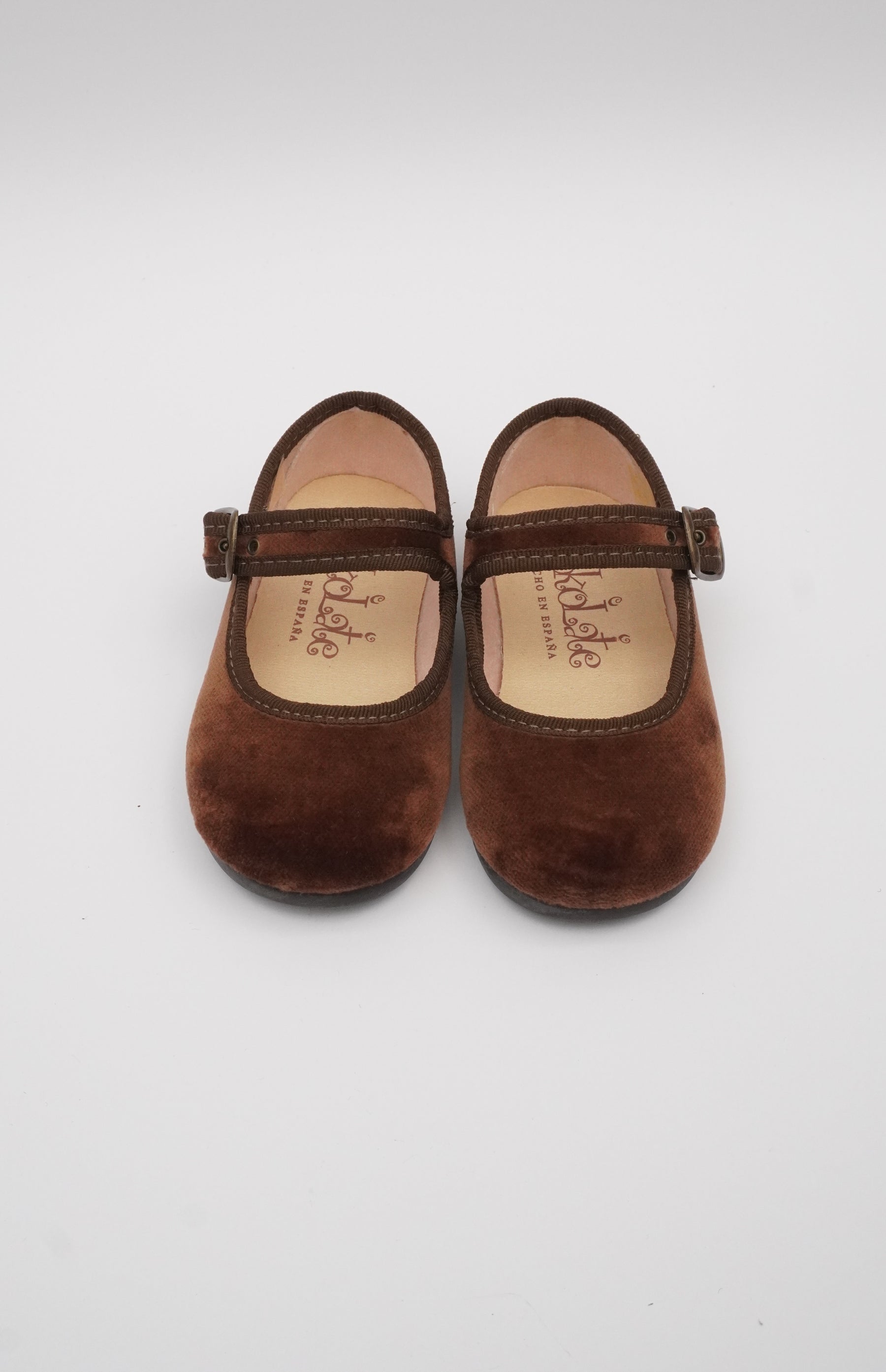 Mercedita Terciopelo Hebilla Taupe