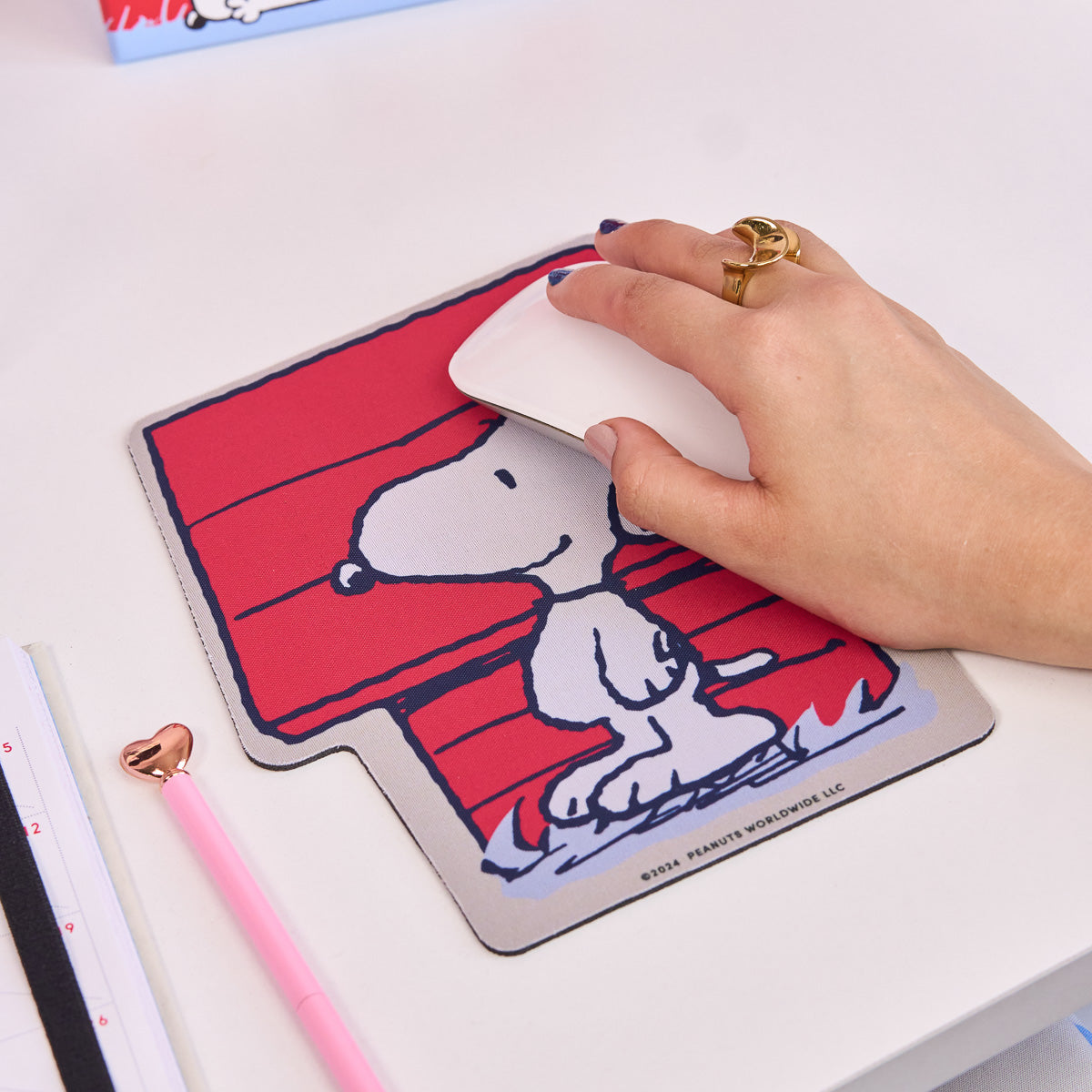 Mouse Pad Casa Snoopy