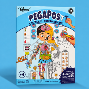 PEGAPOST Para Colorear: "¡El Cuerpo Humano!"