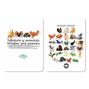 Flash Cards Sabiduría y Animales - Minibhu