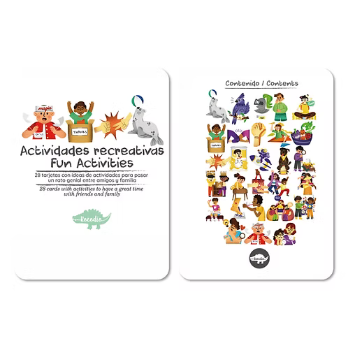 Flash Cards Actividades Recreativas