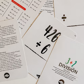 Flash Cards División