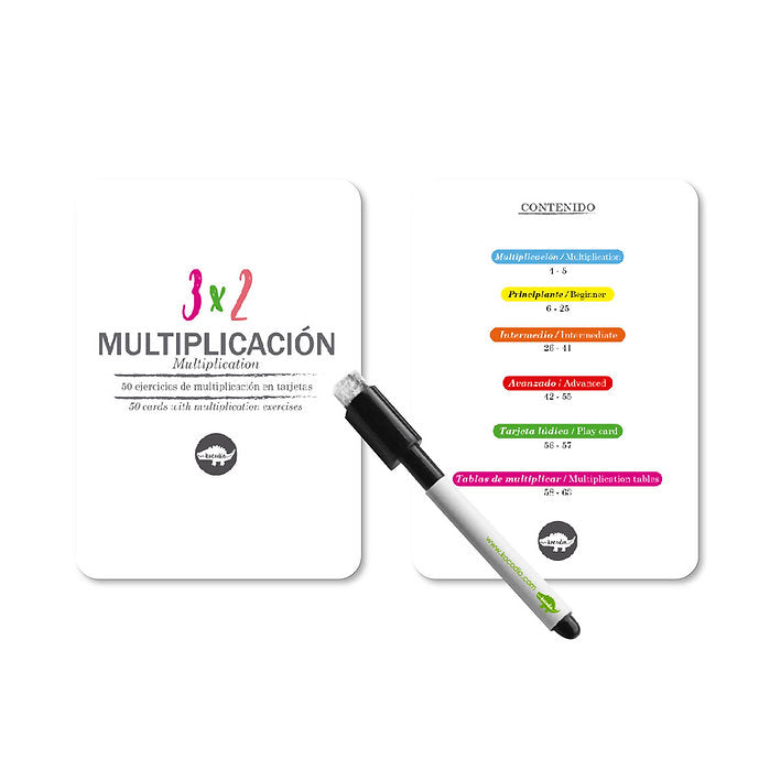 Flash Cards Multiplicación