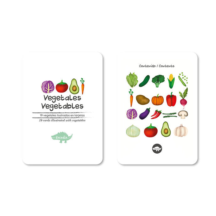 Flash Cards Vegetales