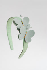 Diadema Mariposa Verde Menta - Minibhu